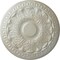 Ekena Millwork Colton Ceiling Medallion (Fits Canopies up to 4 3/4"), Hand-Painted Flash Blue, 15 3/4"OD x 1 1/2"P CM15CNFBS - alternate 1